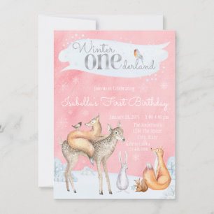 Tarjetas de invitación para el primer cumpleaños d