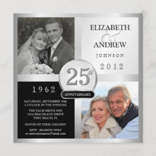 Tarjetas de Invitación para Fiesta de Aniversario 