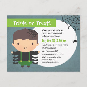 Tarjetas de Invitación para Fiesta de Halloween de