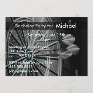 Tarjetas de Invitación para Fiesta de Soltero con 