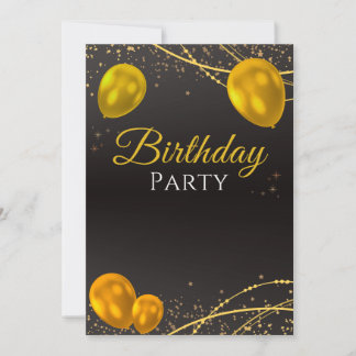 Tarjetas de invitación para fiestas de cumpleaños