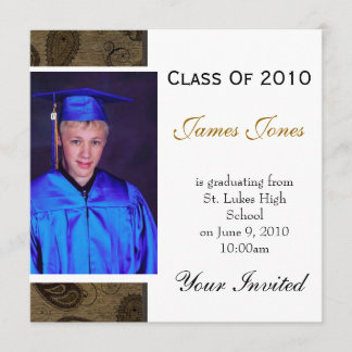 Tarjetas de invitación para graduación