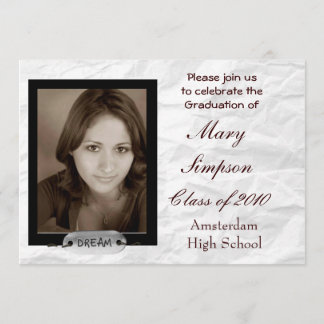 Tarjetas de invitación para graduación