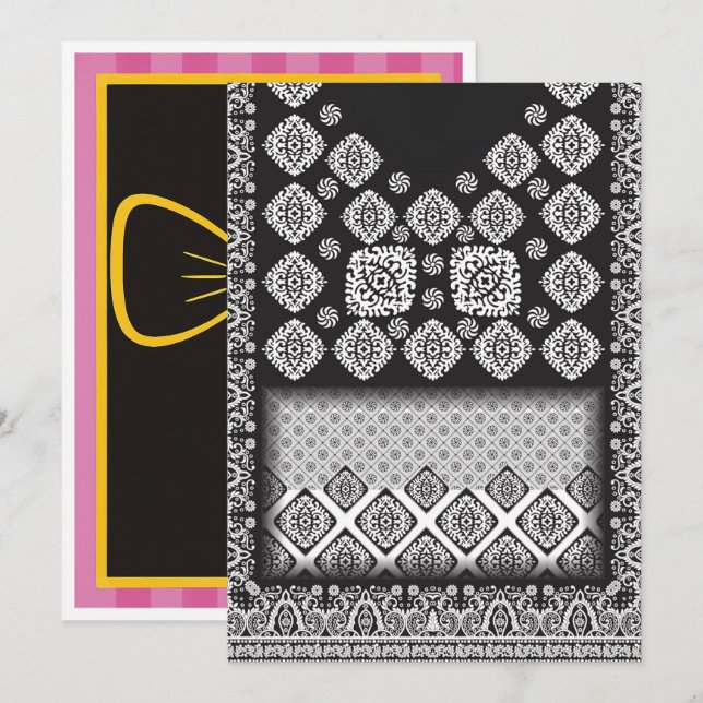 Tarjetas de Invitación para Graduación, Cumpleaños (Anverso / Reverso)