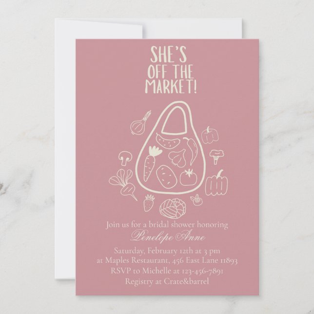 Tarjetas de invitación para la despedida de solter (Anverso)