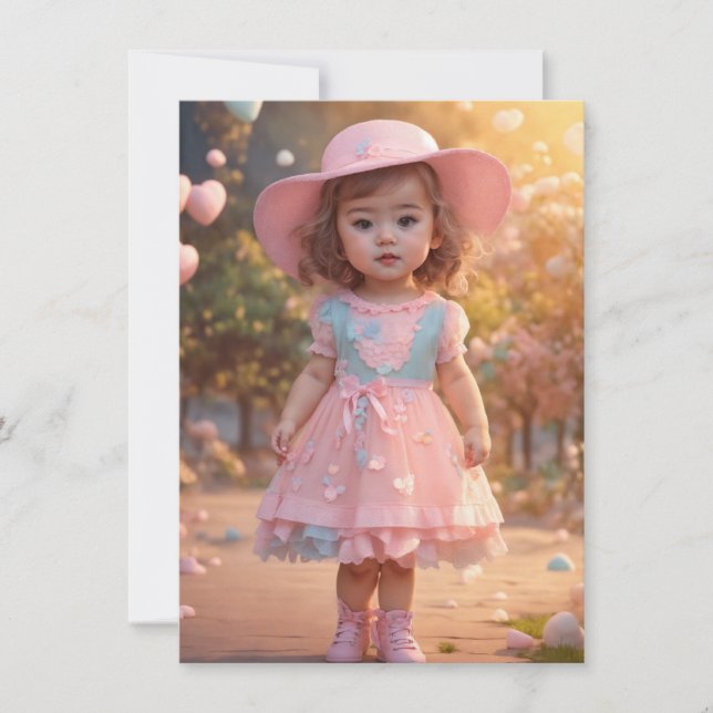 tarjetas de invitación para la ducha de bebé (Anverso)