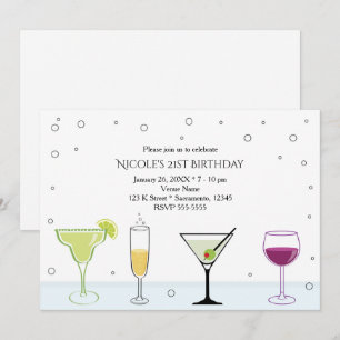 Tarjetas de invitación para la fiesta de cumpleaño