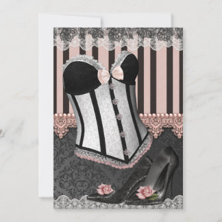 Tarjetas de Invitación para Lencería Preciosa