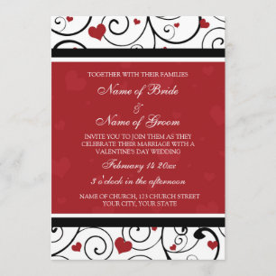 Tarjetas de invitación para matrimonio El día de S