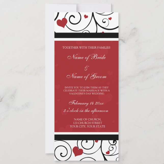 Tarjetas de invitación para matrimonio fotográfico (Anverso)