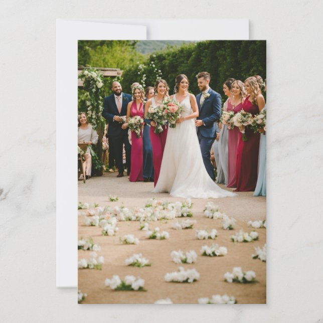 tarjetas de invitación para novia (Anverso)