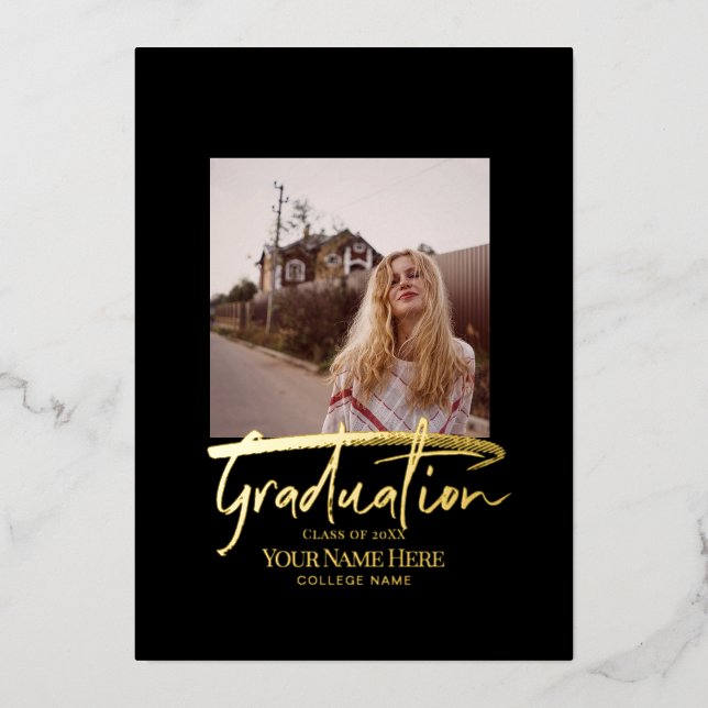 Tarjetas de invitación para Relieve metalizado de  (Anverso)