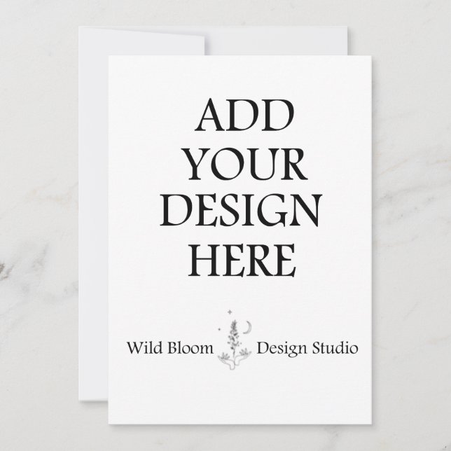 Tarjetas de Invitación Personalizadas 5x7" Impresi (Anverso)