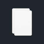 Tarjetas de Invitación Personalizadas Mate 3.5x5 |<br><div class="desc">Crea invitaciones personalizadas mate de 3, 5x5 con esquinas redondeadas impresionantes</div>