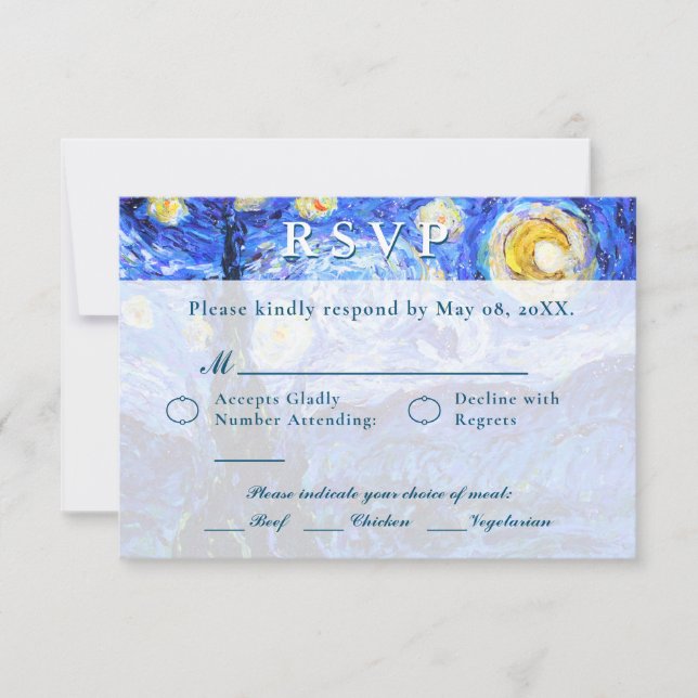 Tarjetas de Invitación Personalizadas para Boda No (Anverso)