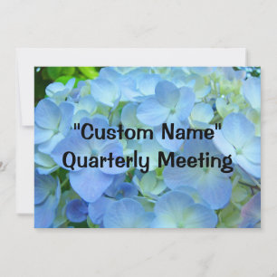 Tarjetas de invitación personalizadas para la reun