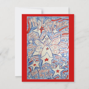 Tarjetas de invitación Stars & Stripes Angel