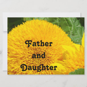 Tarjetas de Invitaciones de Baile de Padre e Hija 