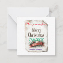 tarjetas de invitaciones de navidad