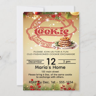 Tarjetas de Invitaciones para Fiesta de Intercambi