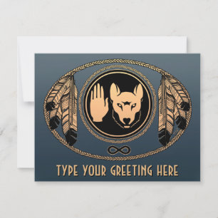 Tarjetas de Invitaciones Personalizadas de Lobo Me