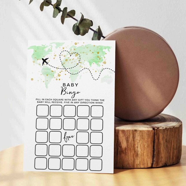 Tarjetas de juego de Bingo para Baby Shower Mapa d (Subido por el creador)