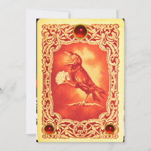 TARJETAS DE JUEGO DE CUERDA ROJA,SELLO DE CERRADUR