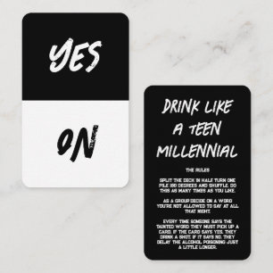 Tarjetas de juego fiesta