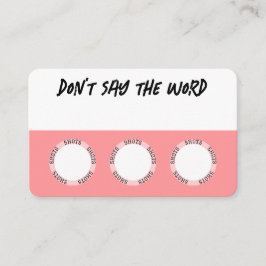 Tarjetas de juego para bebidas rosas