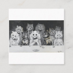 Tarjetas de juego para gatos - Louis Wain