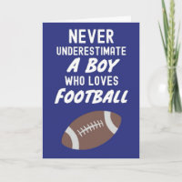 Tarjetas de jugador de fútbol americano de otoño a