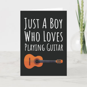 Tarjetas de Jugador de Guitarra Adorable para Bebé