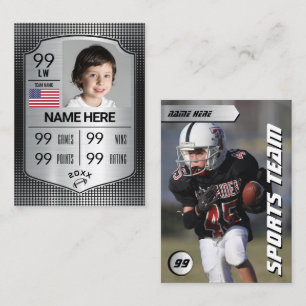 Tarjetas de jugador de tarjeta de intercambio de f