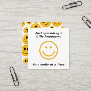 Tarjetas de Karma de Sonrisa de Ganchillo que Difu