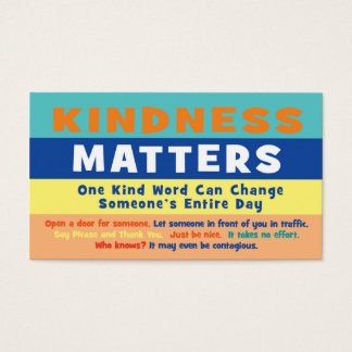 Tarjetas de Kindness Matters