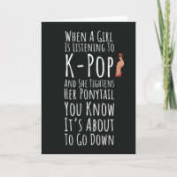 Tarjetas de Kpop para chicas Música coreana adoles