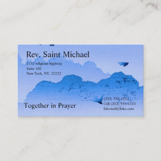 Tarjetas de la administración de la iglesia