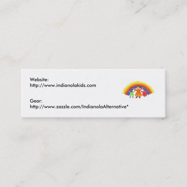 Tarjetas de la alternativa de Indianola (Anverso)