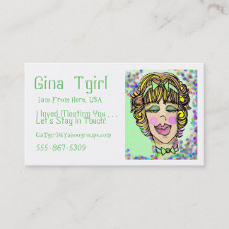 Tarjetas de la amistad - diseño del GA Tgirl