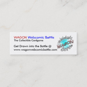 Tarjetas de la batalla de Webcomic del CARRO