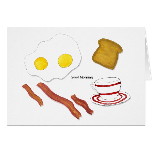 Tarjetas de la buena mañana (Anverso (Horizontal))