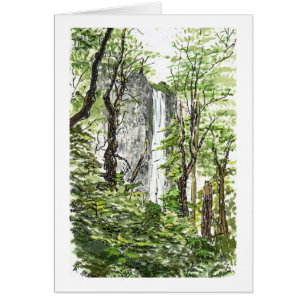 Tarjetas de la cascada de Latourell