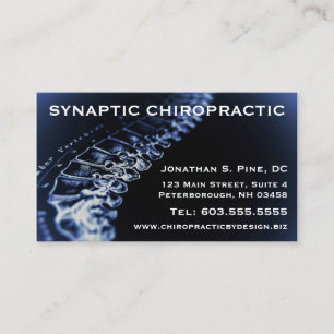 Tarjetas de la cita del Chiropractor