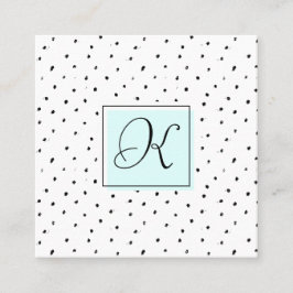 Tarjetas de la cita del monograma del salón del