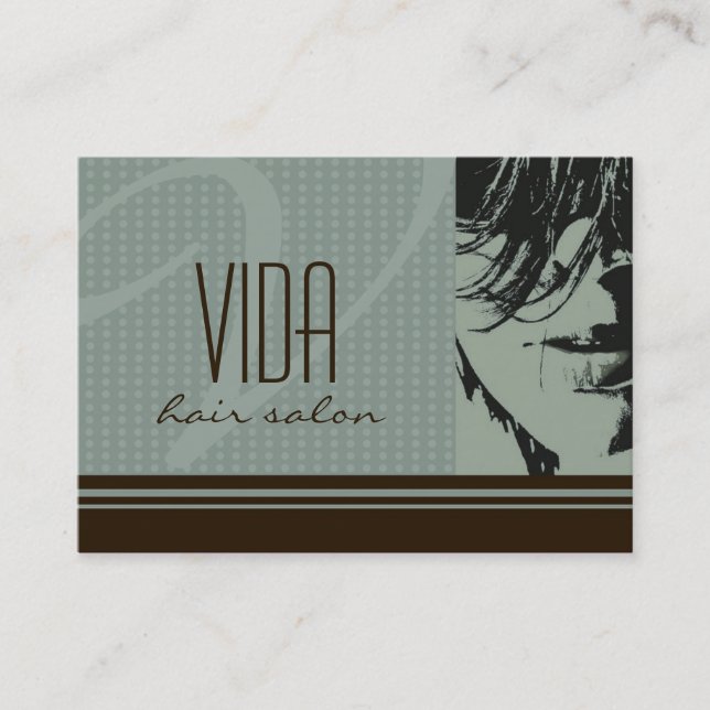 Tarjetas de la cita del salón de pelo (Anverso)