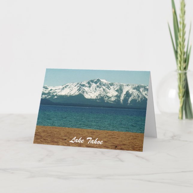 Tarjetas de la colección del navidad del lago (Anverso)