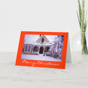 Tarjetas de la colección del navidad del lago