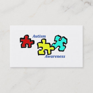 Tarjetas de la conciencia del autismo