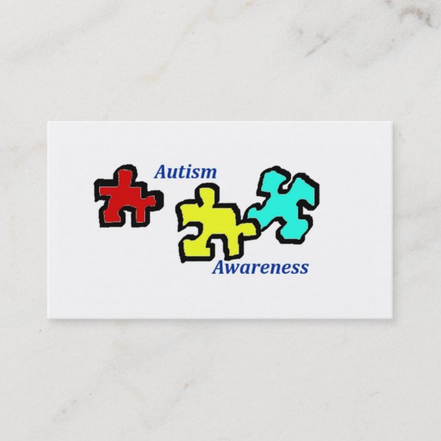 Tarjetas de la conciencia del autismo (Anverso)
