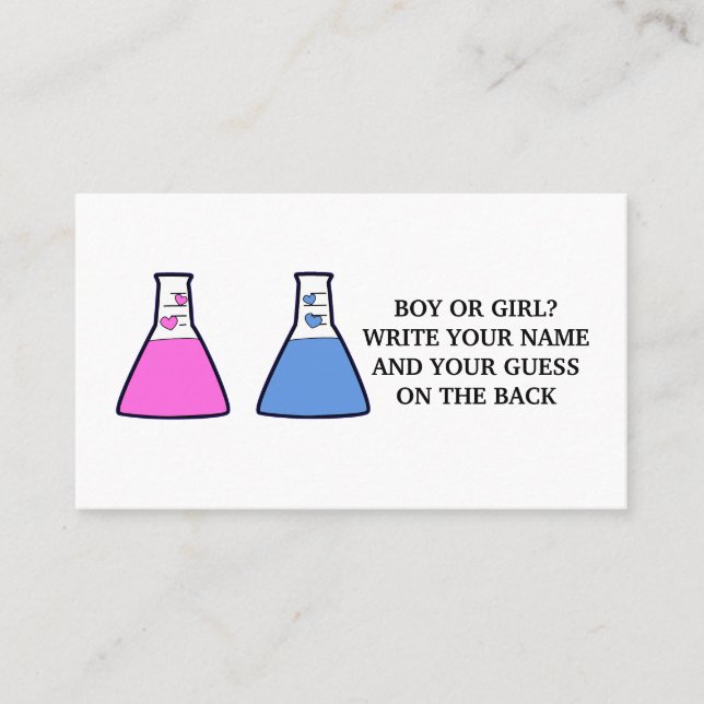 Tarjetas de la conjetura del muchacho o del chica (Anverso)